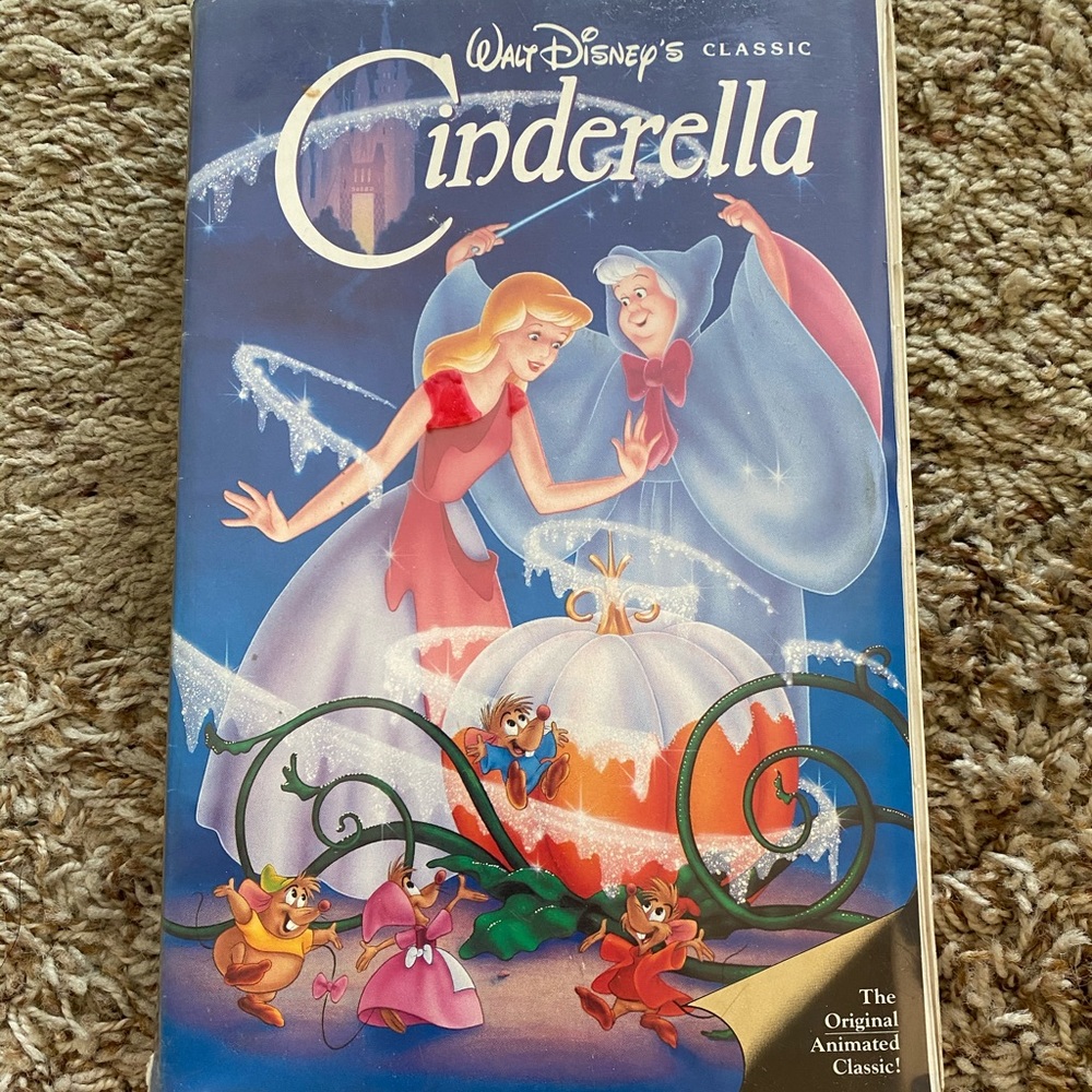 DISNEY CINDERELLA VHS
